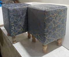 Luxury Wooden Square Stools