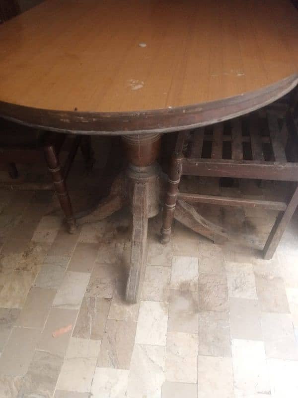 wooden dining table 0