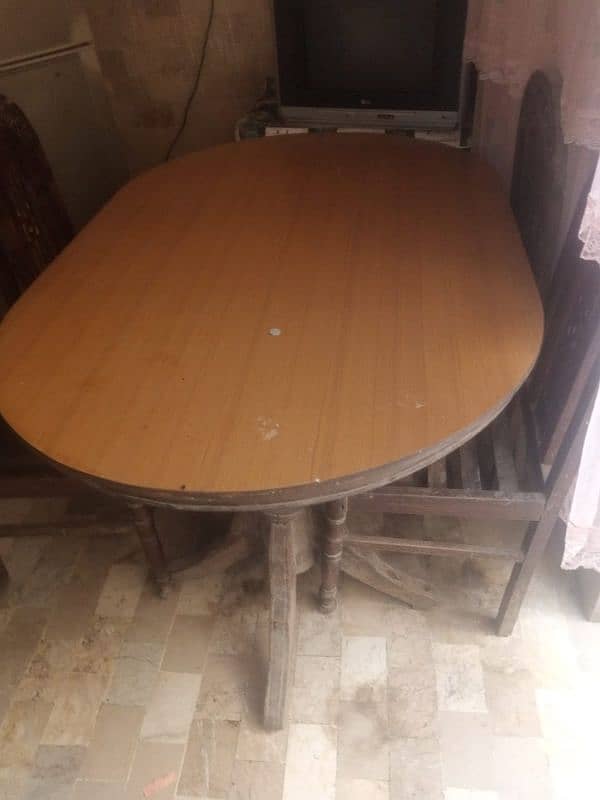 wooden dining table 1