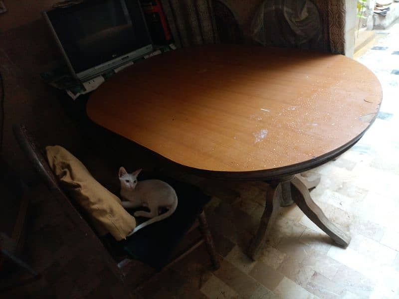 wooden dining table 7