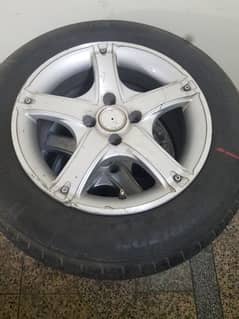 15" inch Alloy Wheels with new Tyres