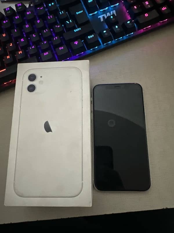 iPhone 11 64 gb PTA approved (battery changed) 0