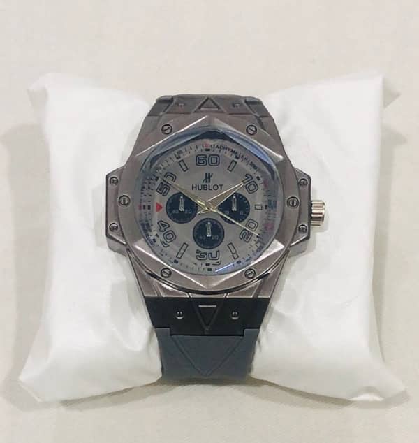 Hublot Premium Quality Watch ( gray strap), 0