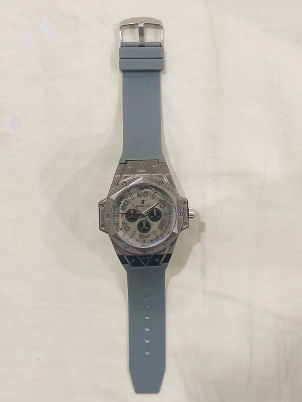 Hublot Premium Quality Watch ( gray strap), 1