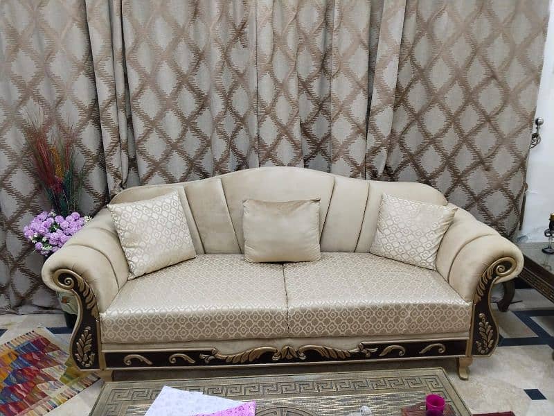 sofa set /luxury /Fancy/wooden /Seven Seater/ Second hand / Used Sofa 2