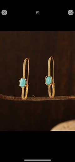 blue stone earrings