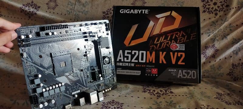 Amd Ryzen Motherboard A520M k v2 0