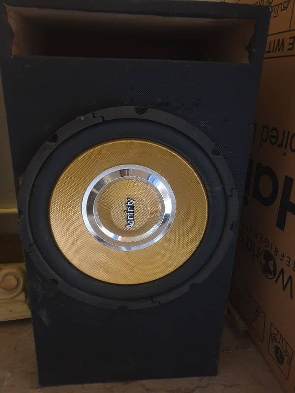 Solid Audio Amp + Infinity wooper speaker 1