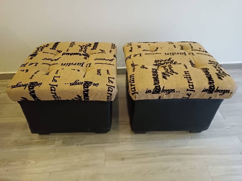 Beautiful ottoman Pair 0