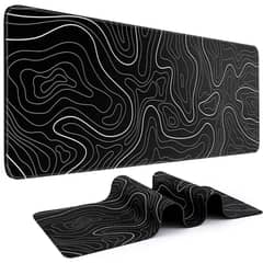 TopoFlow Deskmat Deskpad - L Mousepad for Smooth Precision