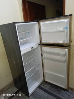 Large Dawlance 9173WB Chrome Fridge with Free Fridge Stand