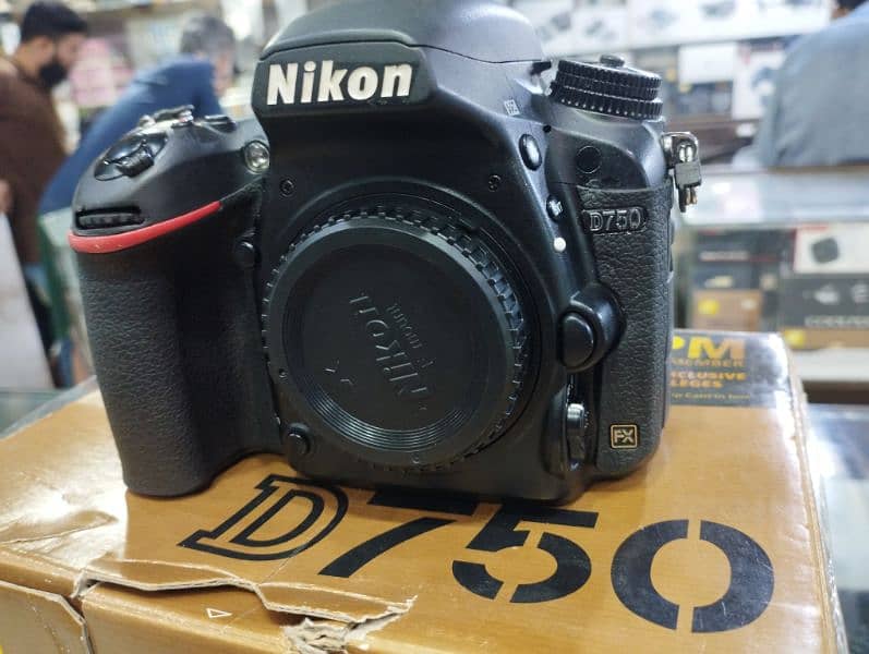 DSLR NIKON D750 BODY ONLY . . ZUBAIR MUGHAL 03212750897 1