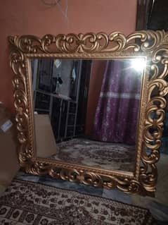 looking mirror condition 10/9.5 size 4 by 4 feet reasonable price