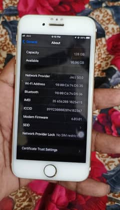 iPhone 7 128 GB pta aproved 0