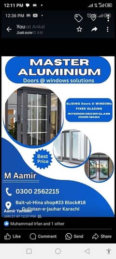 MaamirMaster alminum And glass warks