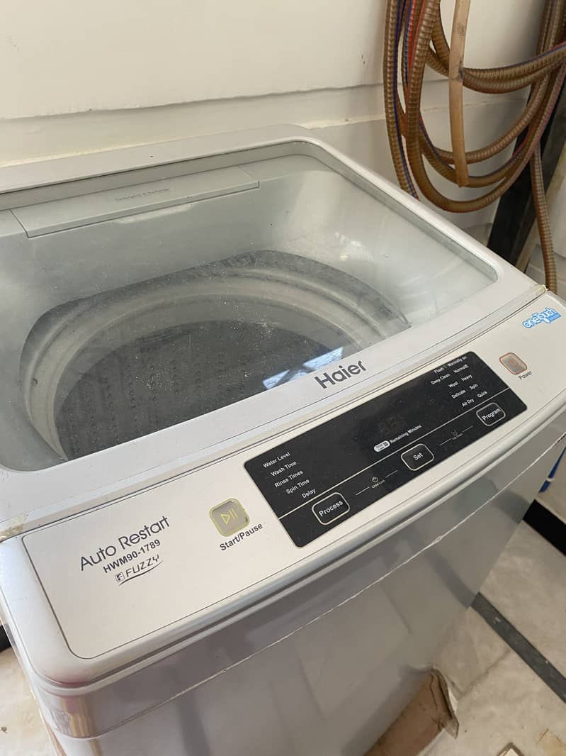 Haier Automatic washing machine 9kg 1