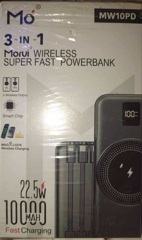 Morui Wireless Fast Charging 10000 MAH 0