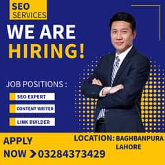 SEO JOBS | Link Builder , SEO Inters , Content Writer | Full time Jobs