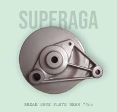 Superaga-Brake Shoe Plate 70CC  Motorcycle all accessories available