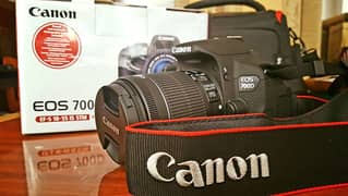 "Canon 700D DSLR with 18-55mm Lens – Like New Condition!"