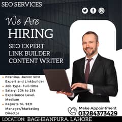 Junior SEO Expert / Link Builder , SEO Intership|Content Writer JOBS