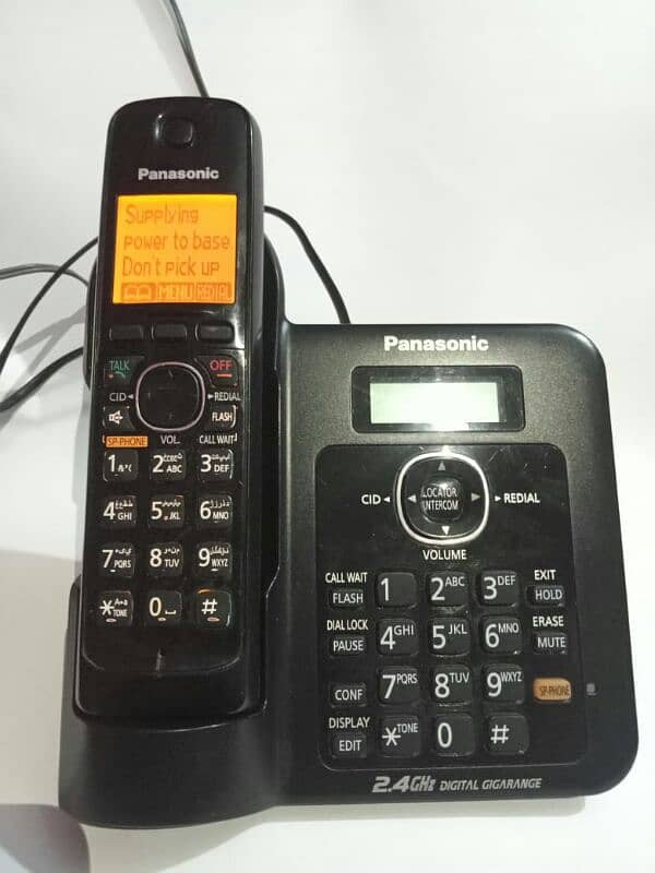 Panasonic twin cordless phone 6 months warranty free delivery 2