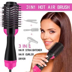 3 In 1 One Step Hot Air Brush (dryer + Styler)