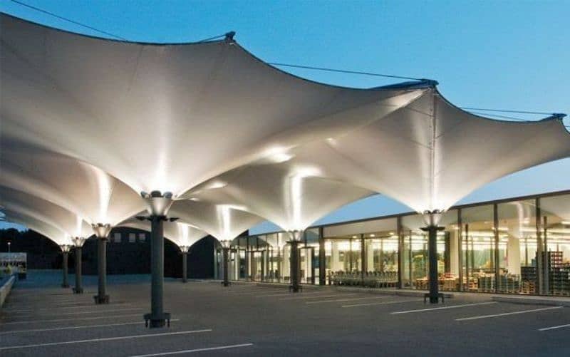 Tensile Fabric Structure - Tensile Roofing Structure - Waterproof Shed 16