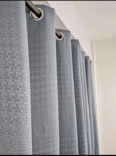 Plain Jacquard Curtains 0