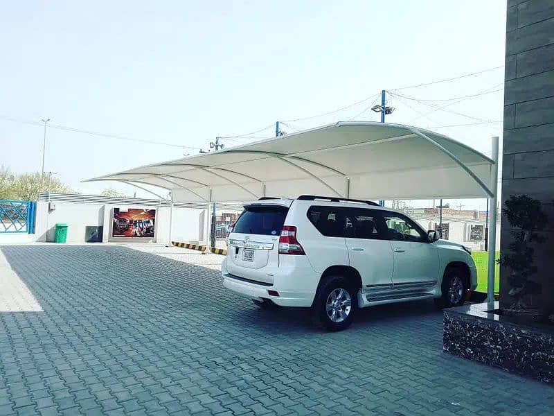 New tensile car park - Tensile Roofing Structure - Canopy shed 10