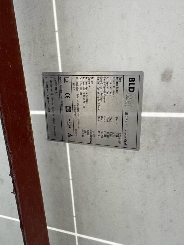 solar panel  18 Rupees / Watt. 0