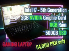 Intel i7 5th-Generation Gaming Laptop with 2GB NVIDIA Graphic card