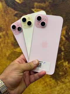 IPhone 15Plus JV 128GB & 256GB Pink & Yellow