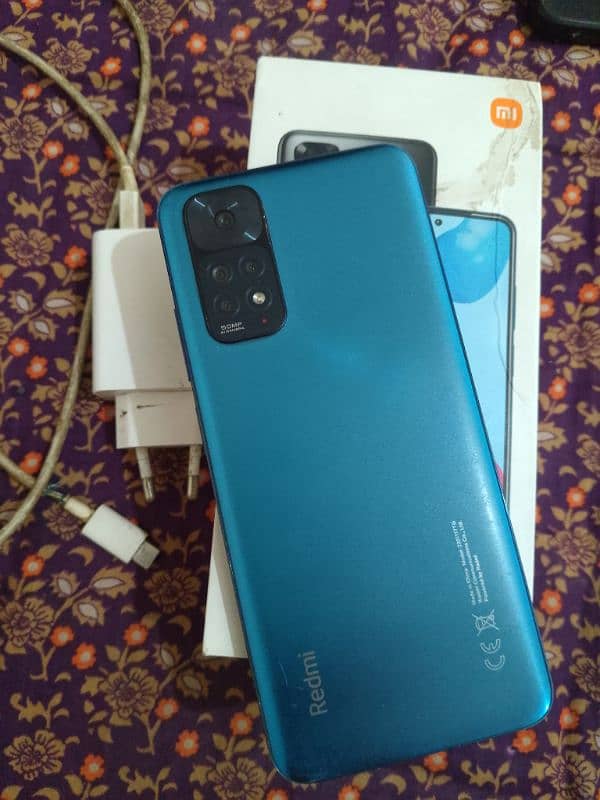 Redmi Note 11 Box + Charger 6/128 0