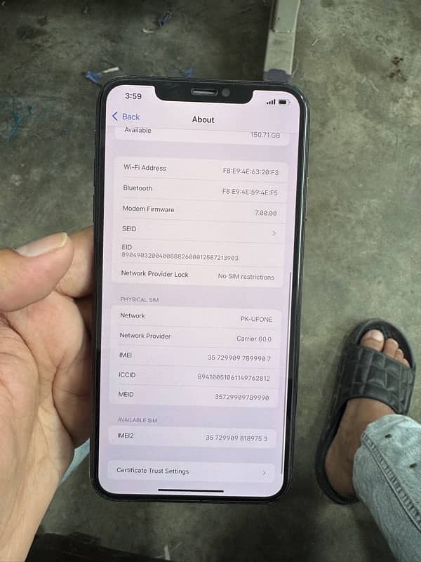 iphone xsmax 256 gb non pta 81 bh 2