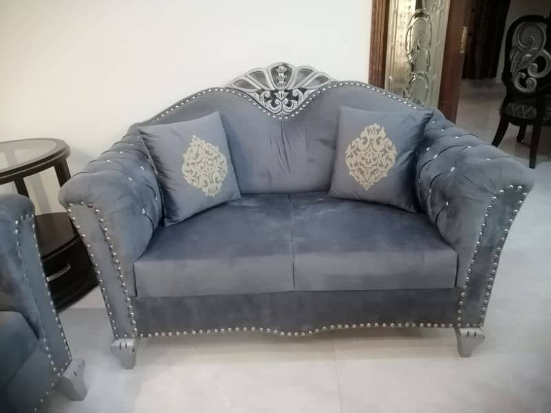 Sofa set / Wooden Sofa set / 6 Seater sofa 1