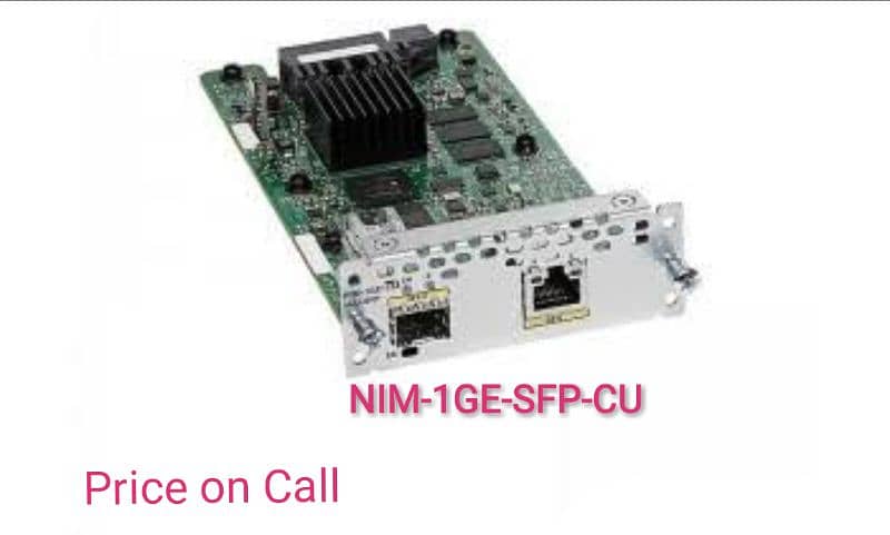 Cisco Module NIM-2GE-SFP-CU 1