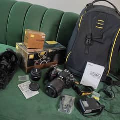 Nikon D7200 with 2 lenses and accessories (price negotiable)