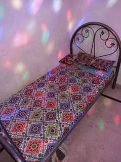 iron single bed