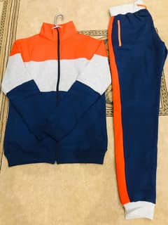 Fleece full zip track jogging suit