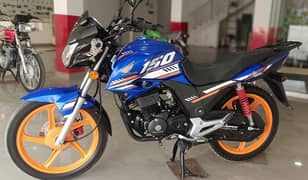 Honda CB-150F blue colour 2024 Model 0