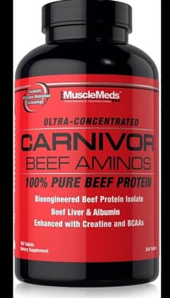 Carnivor Beef Aminos 300 Tablets By MuscleMeds