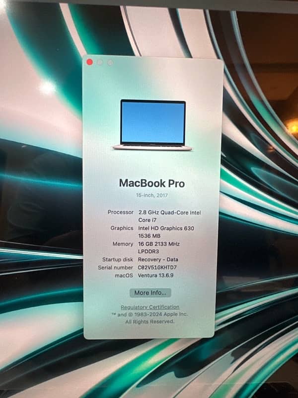 MacBook Pro 2017 0