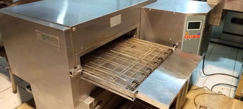 pizza oven conveyor jk 22"// pizza prep table// dough mixer 1