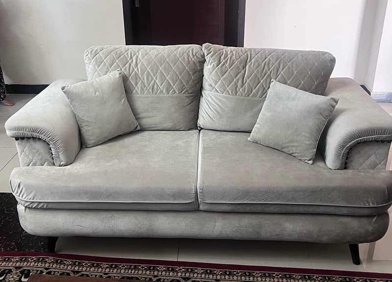 7 seater OFF WHITE luxurious designer sofa 1