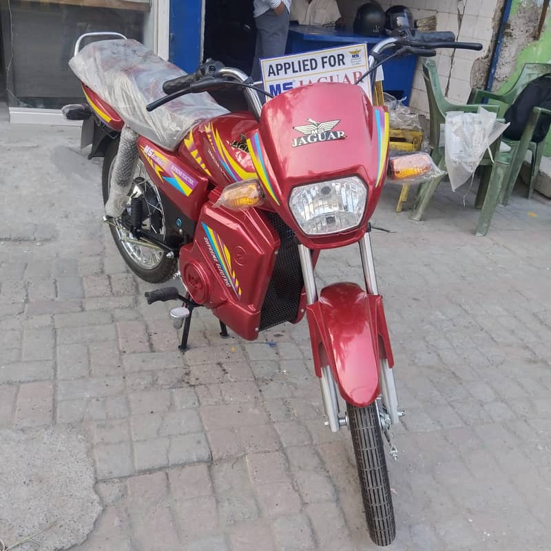 Electric Bike Red Colour | MS Jaguar E-70 Supreme 2025 4