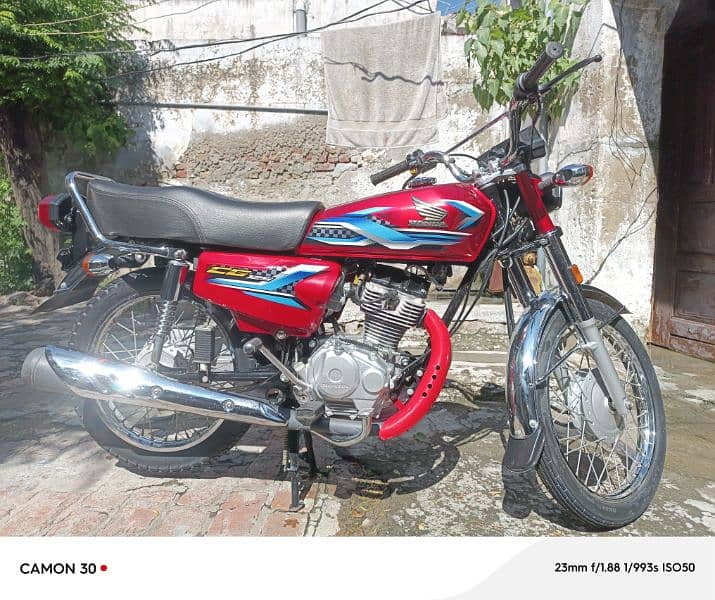 Honda CG 125 Red (2024) 1