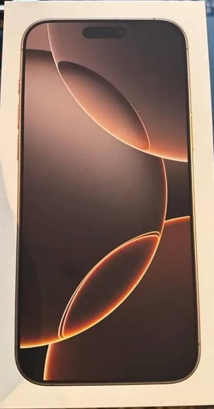 iPhone 16 PRO MAX LLA 256 DESERT BOX OPEN NO SIM USED 1