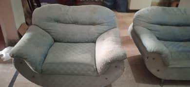 seven seater sofa set repairable urgent sale