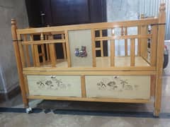 wooden kids cot